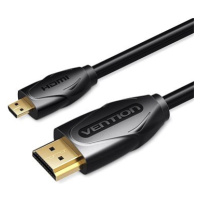 Vention Micro HDMI to HDMI Cable 1.5M Black