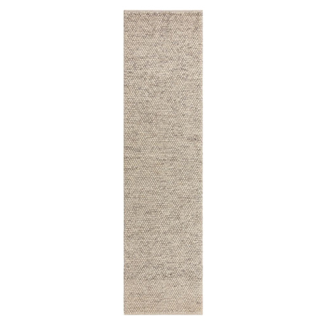 Flair Rugs koberce Ručně tkaný běhoun Minerals Light Grey - 60x230 cm