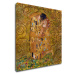 Impresi Obraz Reprodukce Gustav Klimt polibek - 90 x 90 cm