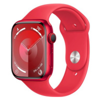 Apple Watch Series 9 45mm Cellular PRODUCT(RED) Červený hliník s červeným sportovním řemínkem - 