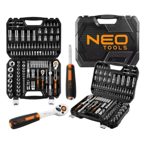 Neo Nástrčné Klíče Sada Nástrčných Klíčů 110 Prvků Neo Tools