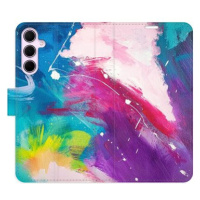 iSaprio Flip pouzdro Abstract Paint 05 pro Samsung Galaxy A35 5G