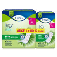 Tena Lady Slim Normal inkontinenční vložky 24 ks +50 % navíc