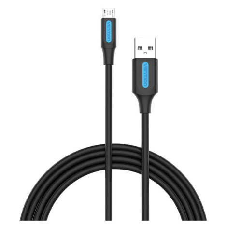 Kabel Vention USB 2.0 A to Micro-B 3A cable 0.5m COLBD black