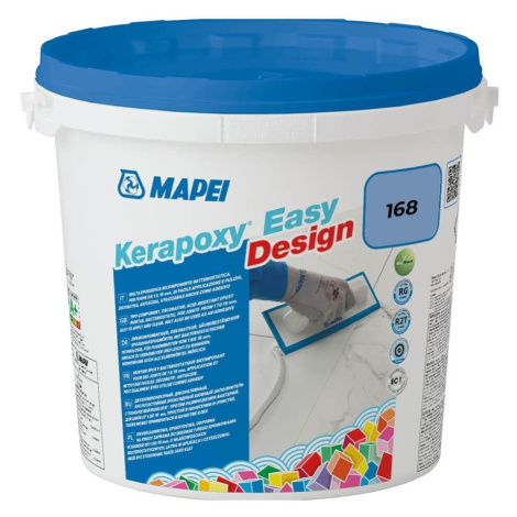 Spárovací hmota Mapei Kerapoxy Easy Design cerulean 3 kg R2T MAPXED3168