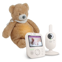 PHILIPS AVENT - Chůvička dětská video SCD891/26+Uspáváček 4v1 Sleepy Bear Pale Brown 0m+