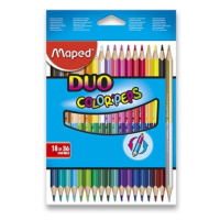 Pastelky Color Peps Duo 36 barev Maped