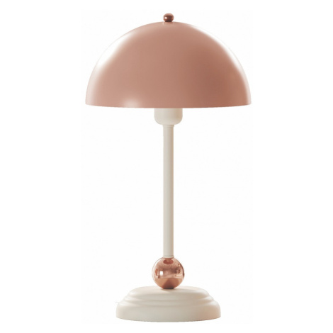 Stolní lampa beauty - béžová/růžová