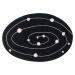 Lorena Canals koberce Pro zvířata: Pratelný koberec Milky Way ovál - 140x200 cm
