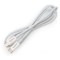 USB kabel USB-C / USB-C konektor 60W 1m bílá