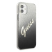 Guess GUHCP12SPCUGLSBK hard silikonové pouzdro iPhone 12 Mini 5.4" black Glitter Gradient Script