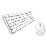 Klávesnice Wireless keyboard + mouse set MOFII Sweet 2.4G (white)
