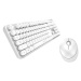 Klávesnice Wireless keyboard + mouse set MOFII Sweet 2.4G (white)