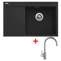 Sinks RIM 780 P Metalblack + Vitalia RIM 780 P Metalblack + Vitalia