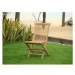 Sada skládacích zahradních židlí Clasic teak, 2 ks