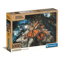 Clementoni - Puzzle 1000 Compact nat geo monarch butterflies