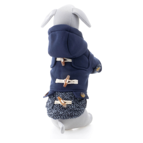 Vsepropejska Denny zimní bunda pro psa Barva: Modrá, Délka zad (cm): 26, Obvod hrudníku: 38 - 42