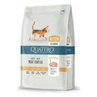 QUATTRO Cat Dry Premium all Breed Kitten Drůbež 1,5kg