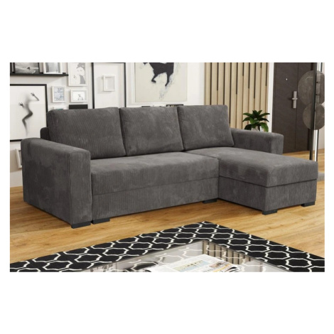 MERLIN retro rozkládací rohová sedačka s úložným prostorem