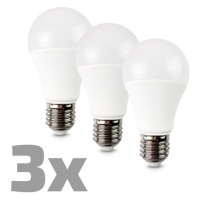Žárovka LED E27 10W A60 bílá teplá SOLIGHT WZ529-3P - rozbaleno - naříznutý obal