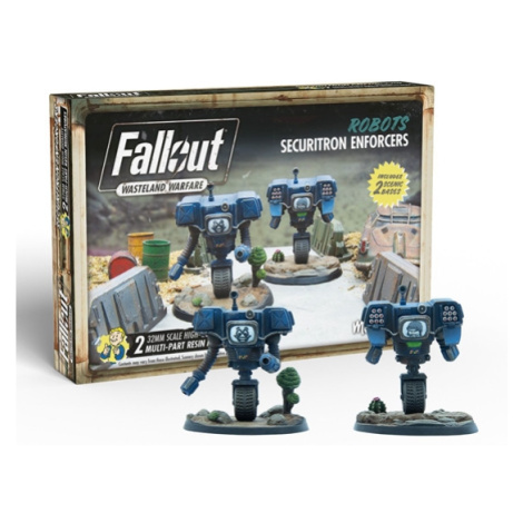 Modiphius Entertainment Fallout: Wasteland Warfare - Robots: Securitron Enforcers