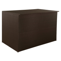 vidaXL Zahradní úložný box hnědý 150 x 100 x 100 cm polyratan