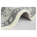Nouristan - Hanse Home koberce Kruhový koberec Mirkan 104107 Cream/Grey Rozměry koberců: 160x160