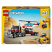 LEGO® Creator 3 v 1 31146 Nákladiak s plochou korbou a helikoptérou - hra z kategorie Creator