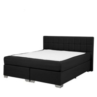 BELIANI postel ADMIRAL 140 × 200 cm, černá