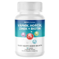 MOVit Energy Vápník Hořčík Zinek Biotin 90 tablet