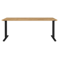 Pracovní stůl s elektricky nastavitelnou výškou s deskou v dubovém dekoru 80x180 cm Lissabon – G