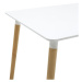 Jídelní stůl Naxos 120x75x80 cm (bílá, dřevo)