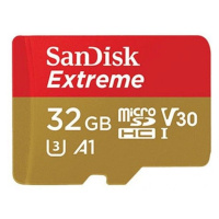 SanDisk Paměťová karta SanDisk Extreme microSDHC 32GB 100/60 MB/s V30 A1 U3 4K (SDSQXAF-032G-GN6