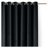 Černý sametový dimout závěs 530x270 cm Velto – Filumi