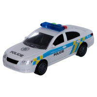 Policejní auto 15cm se zvukem se světlem na setrvačník