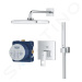 GROHE Eurocube Sprchový set s baterií pod omítku, 250 mm, 1 proud, chrom 25239000