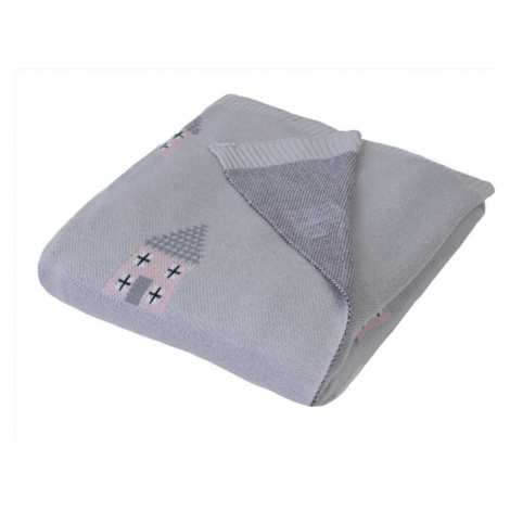 Baby matex Deka PATTERN bambusová 80x100 cm šedá Babymatex