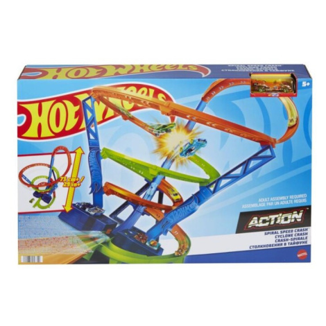 Hot Wheels - Srážka na spirále MPK Toys