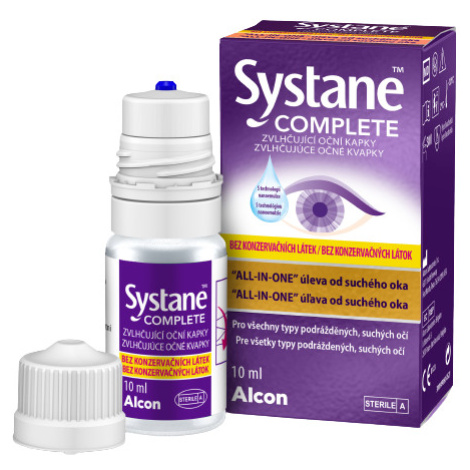 SYSTANE Complete Zvlhčující oční kapky bez konzervačních látek 10 ml
