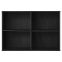 Černá závěsná knihovna v dekoru jasanu 89x61 cm Mistral – Hammel Furniture