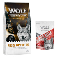 Wolf of Wilderness granule 12 kg + snack 180g zdarma! - 