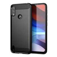 Carbon Case Flexible silikonový kryt na Motorola Moto E7i Power, černý