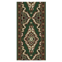 Alfa Carpets  Běhoun na míru TEHERAN T-102 green - šíře 100 cm