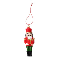 Mondex Since 1986 Vánoční závěsná figurka SANTA LILA 10,5 cm červená