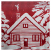 Vánoční deka z mikrovlákna XMAS TIME III. červená/bílá 150x200 cm MyBestHome