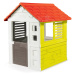 Smoby domeček Lovely červeno-zelený s 3 okny a 2 žaluziemi, s UV filtrem 810705