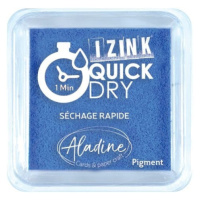 Razítkovací polštářek Aladine IZINK QUICK DRY - bleu modrá Aladine