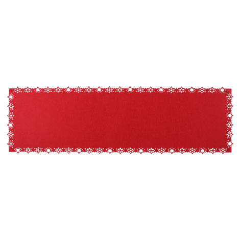 Filcový běhoun na stůl CHRISTMAS VI. červená 30x100 cm MyBestHome