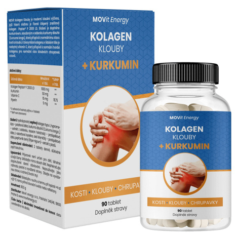 MOVIT ENERGY Kolagen Klouby + Kurkumin 90 tablet