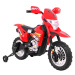 mamido Dětská elektrická motorka Cross Force červená